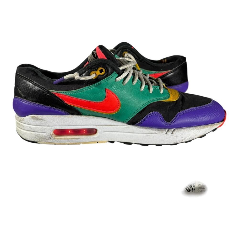 Nike Air Max 1 SE Windbreaker 2019 Multicolor Running Sneakers Men’s 10.5 - Picture 9 of 10